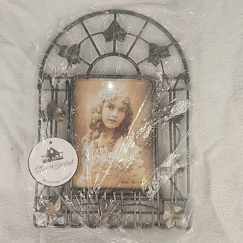 Picture Frame Metal Photo 3 1/2' X 5
